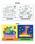 Rub-a-Dub Dinos! Color Magic Bath Book