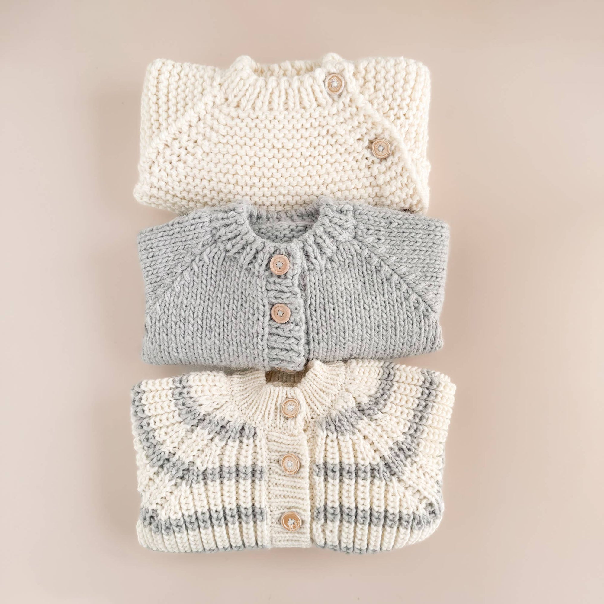 Rib Knit Stripe Cardigan