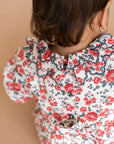 Amour Rose Floral Ruffle Baby Dress & Bloomer