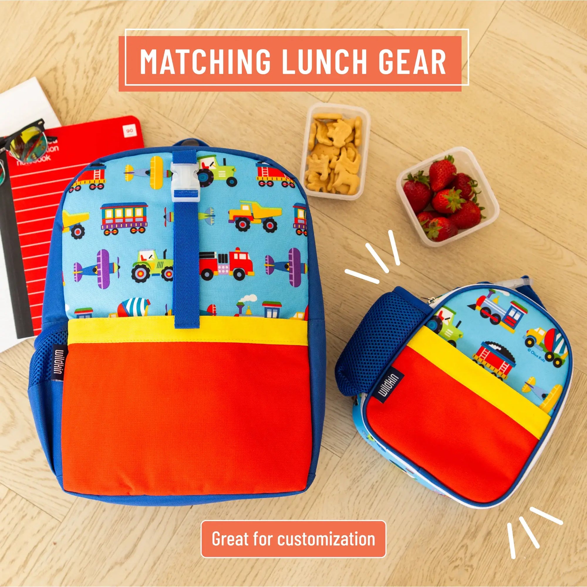 Trains, Planes & Trucks Pack-It-All Backpack