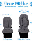 Dusty Pink | Fleece Mittens: S (3-9 Months) Thumbless / Fleece
