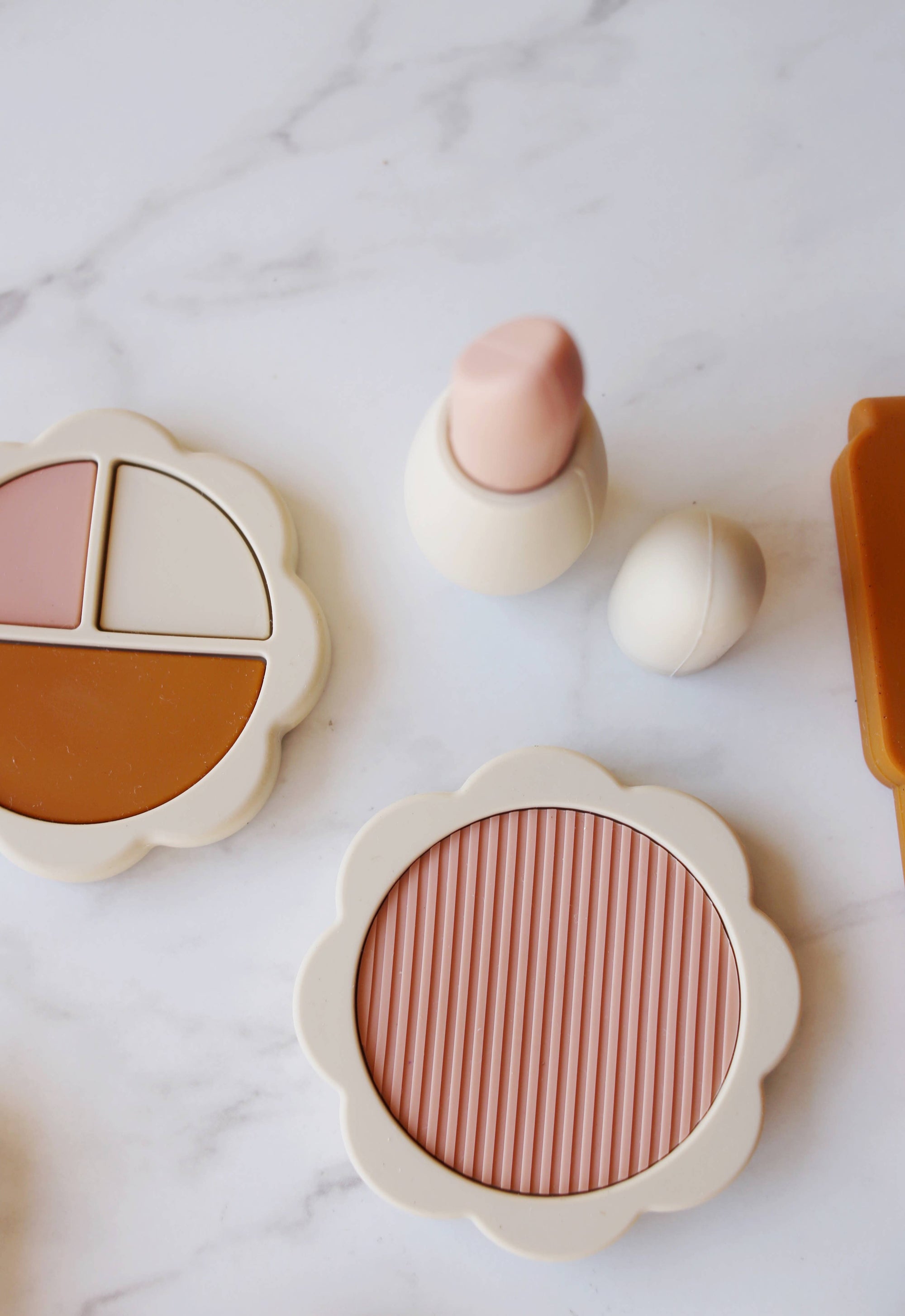 Silicone Hair and Makeup Play Set