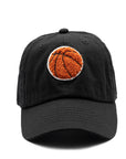 Basketball Patch Baseball Hat: Hunter Green / Toddler (1Y-4Y)