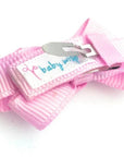 5 Chelsea Boutique Grosgrain Bows on Snap Clips - Juniper