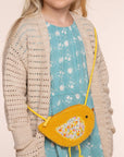Bird Chick Plush Crossbody Purse- Toddlers and Little Kids: Yellow
