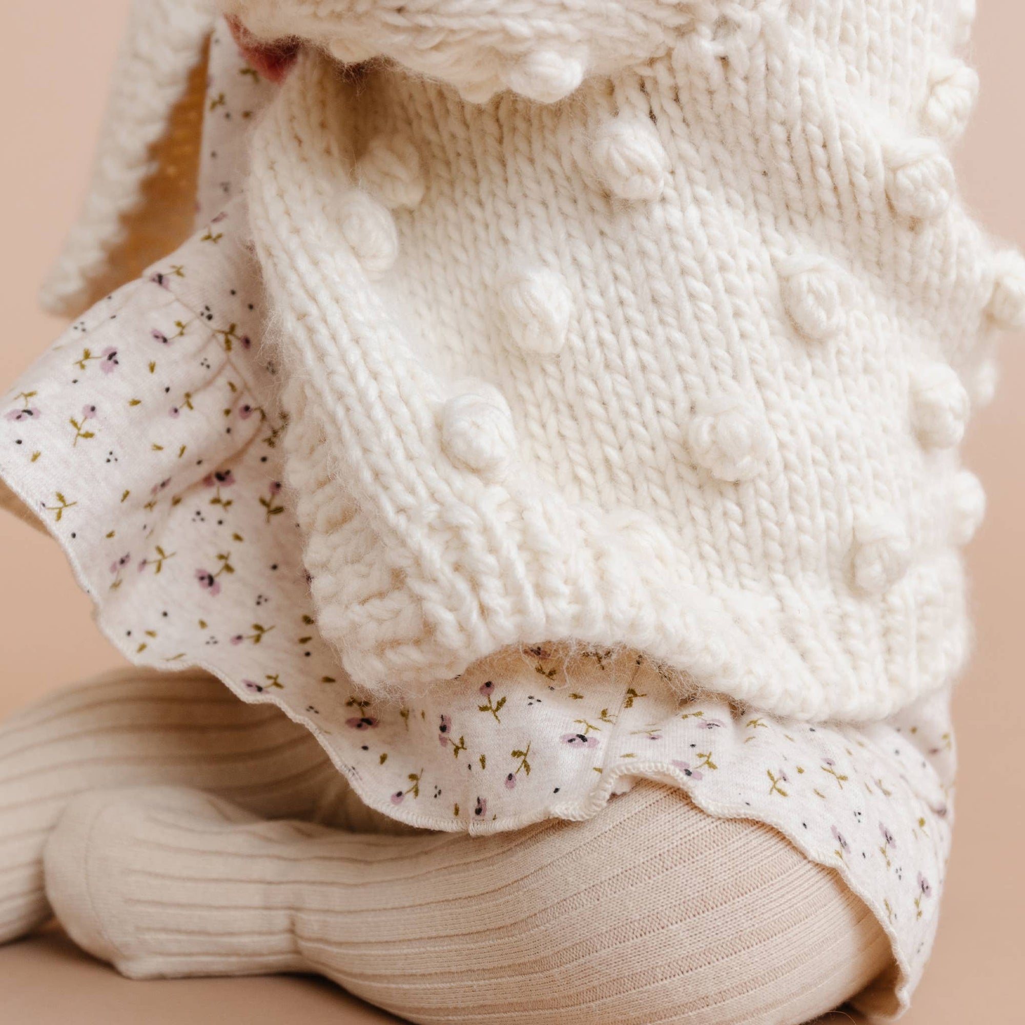 Popcorn Cardigan Sweater