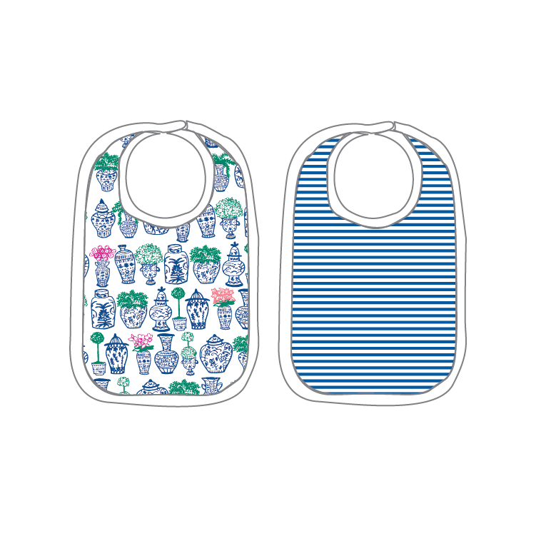 Ginger Jars Baby Bib