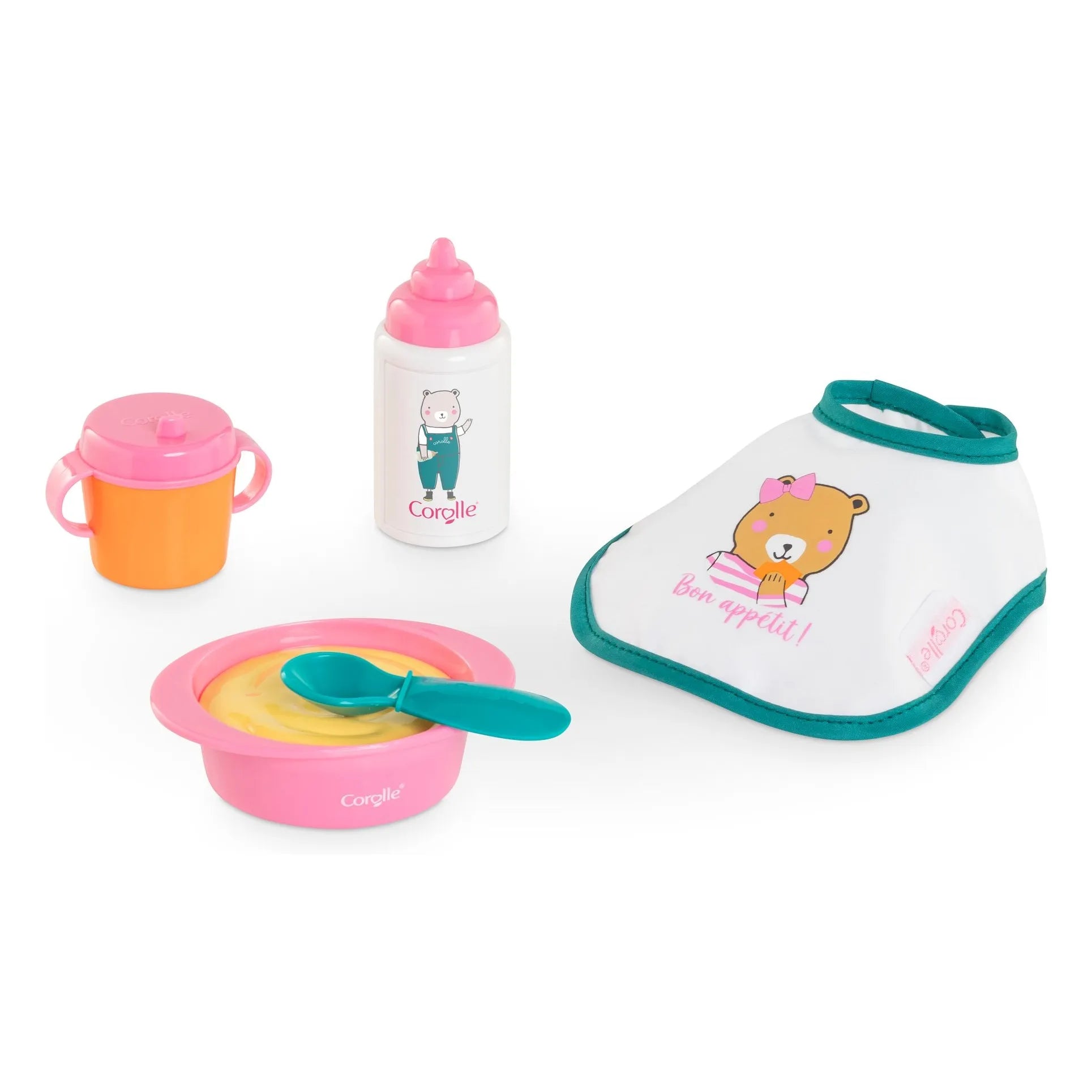 Corolle BB12" Mealtime Set - Pink