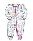 Mahjong Zip Baby Onesie