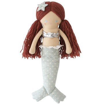 Alimrose Mila Mermaid Doll Red Hair with Aqua tail 