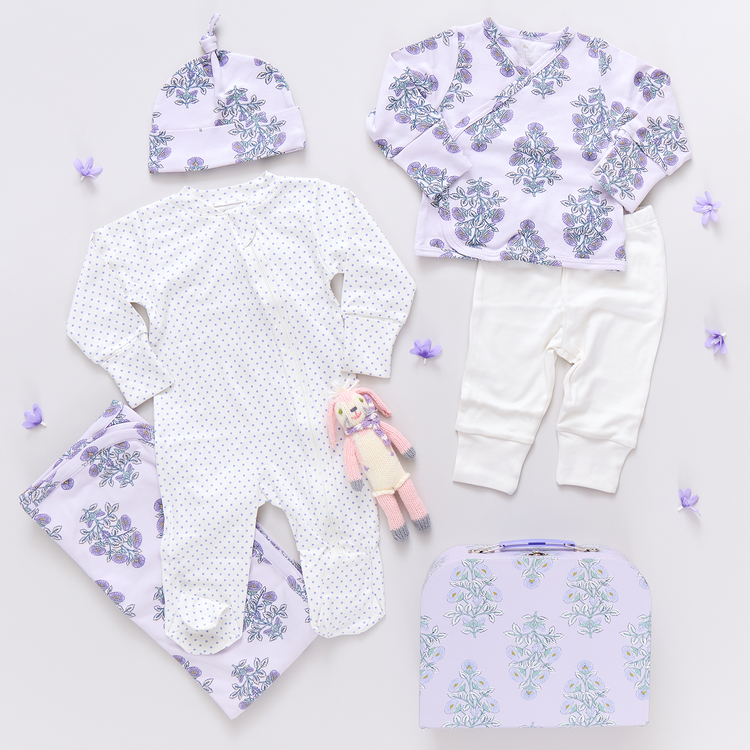 Pink Chicken Nesting Box Baby Take Home Set