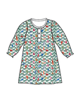 Oh Christmas Tree Girls Tess Lounge Dress