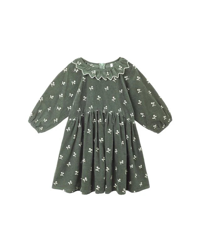 Rylee + Cru Freya Dress Blossom Embroidery