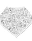Joy Street Kids Chicago Baby Bib, Gray