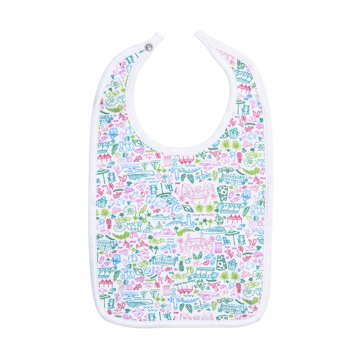 Joy Street Kids Palm Beach Baby Bib