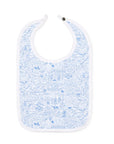 Joy Street Kids Houston baby bib, blue