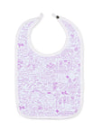 Joy Street Kids Houston baby bib, pink