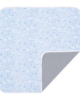 Joy Street Kids Houston print baby blanket, blue
