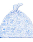 Joy Street Kids Houston print baby hat, blue