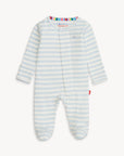 Magnetic Me Blue Stripe Organic Cotton Onesie