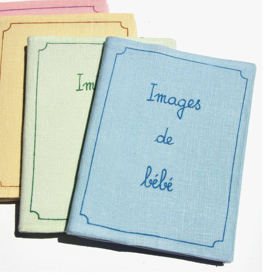 Images De Bebe : Linen Baby Photo Album Brag Book