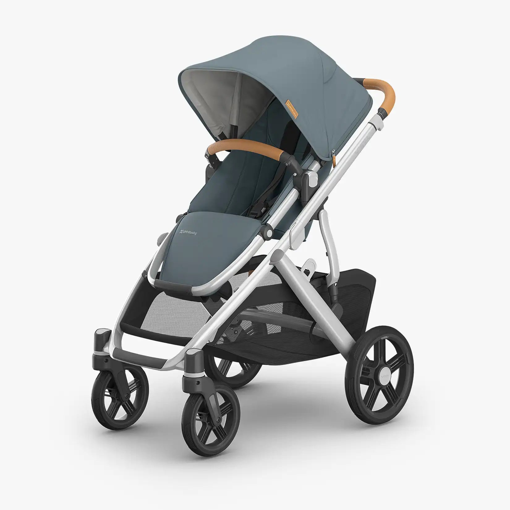 Uppababy Vista V3 Stroller Callum - Stone Blue |Silver Frame
