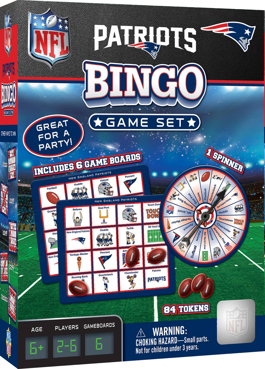 New England Patriots NFL Bingo Game
