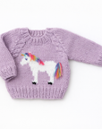 Unicorn Sweater for Baby & Toddler Girls