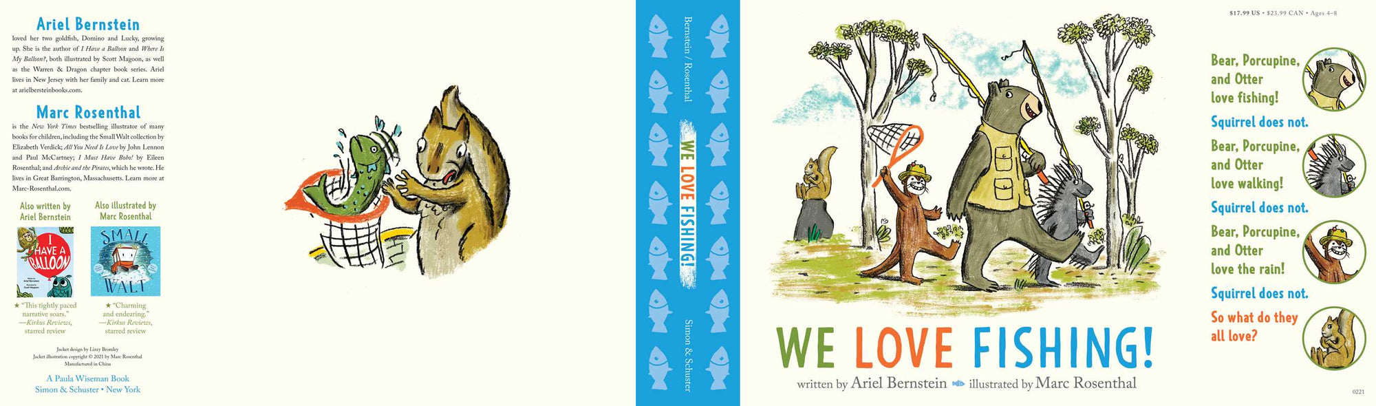 We Love Fishing! by Ariel Bernstein: Hardcover; 48 pages / English