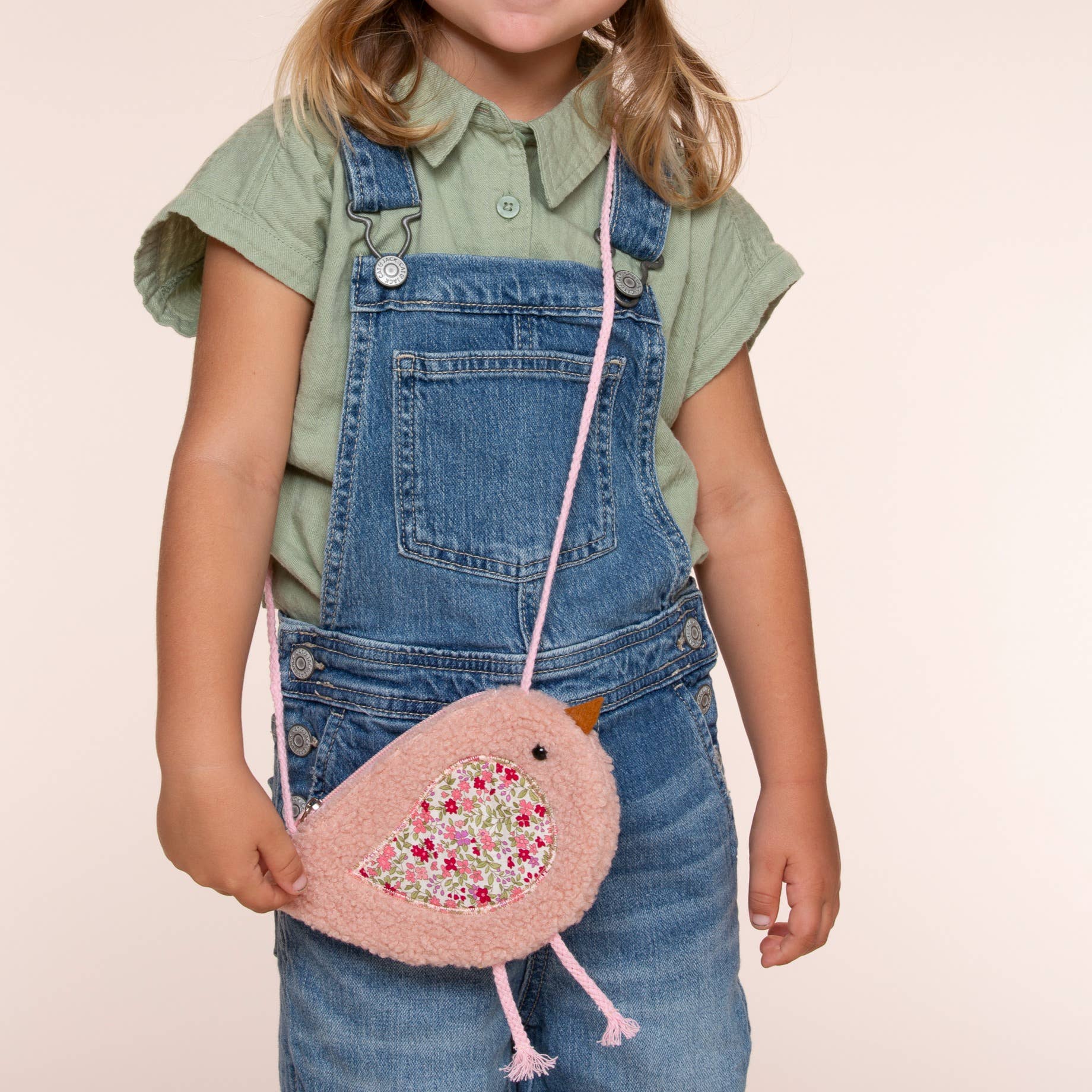 Bird Chick Plush Crossbody Purse- Toddlers and Little Kids: Yellow