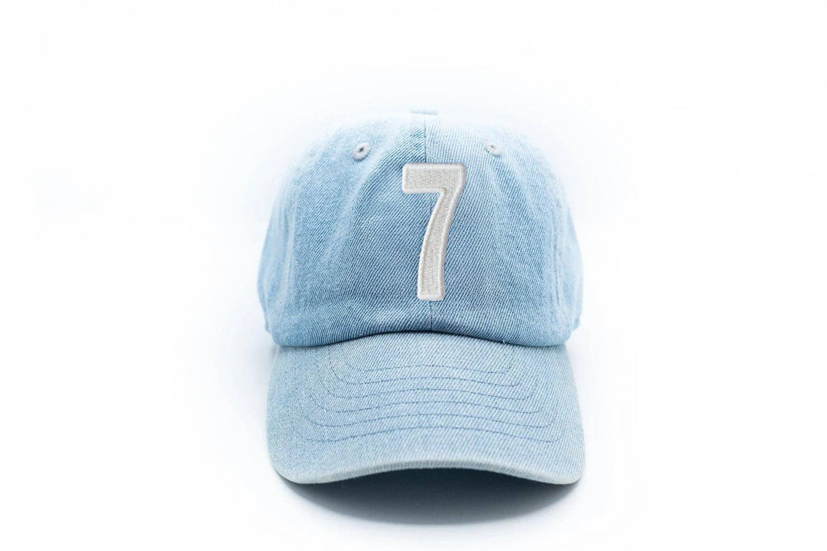 Denim Number Baseball Hat: 1 / Toddler (1Y-4Y)