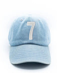 Denim Number Baseball Hat: 1 / Toddler (1Y-4Y)