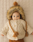 Baby Fisherman Knit Cardigan Sweater