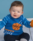 Bill the Basketball Knit Rattle: 5" Rattle