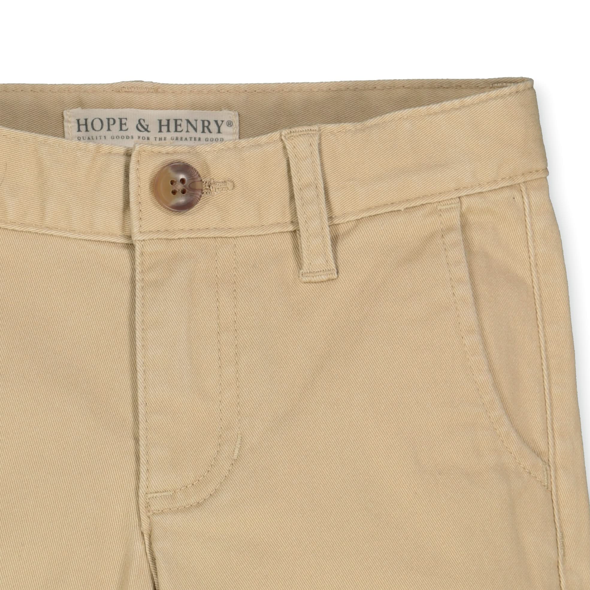 Organic Stretch Twill Chino: Stretch Khaki