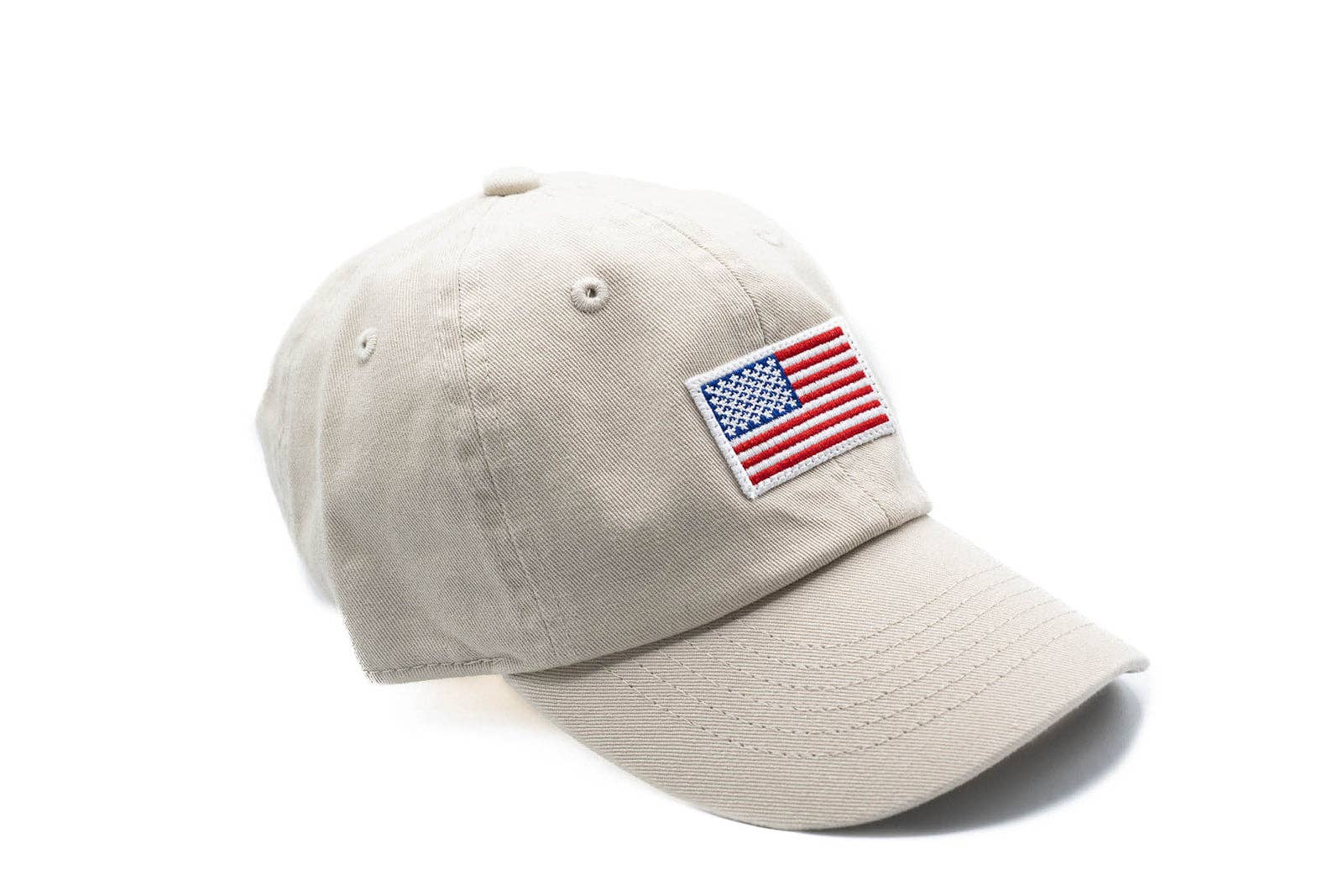 Flag Patch Baseball hat: Denim / Toddler (1Y-4Y)