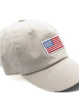 Flag Patch Baseball hat: Denim / Toddler (1Y-4Y)