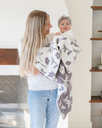 DOUBLE-LAYER BAMBONI® RECEIVING BLANKETS: Bunny Double Layer
