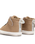 Leather Baby Hightop Sneaker Shoe