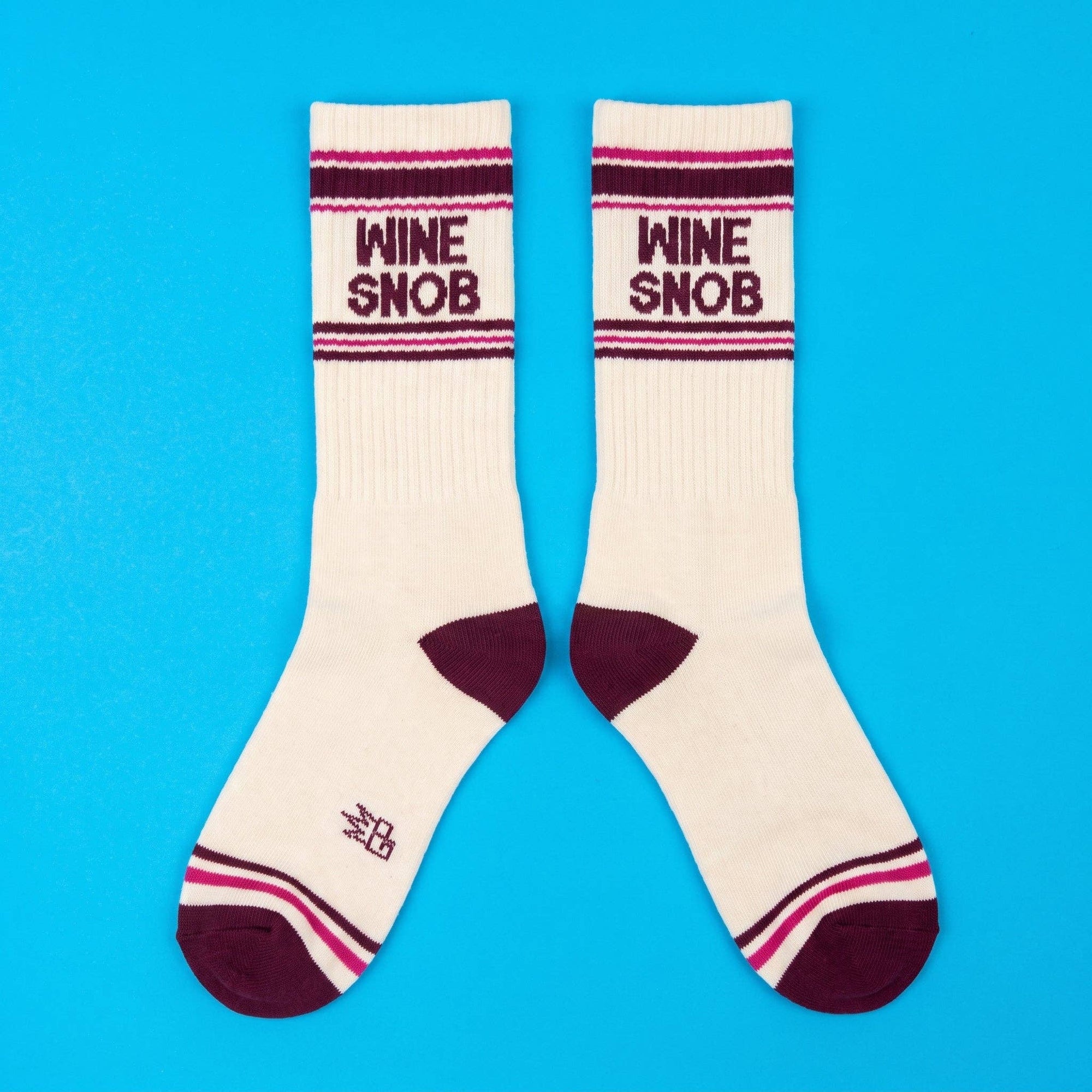 Wine Snob Gym Crew Socks