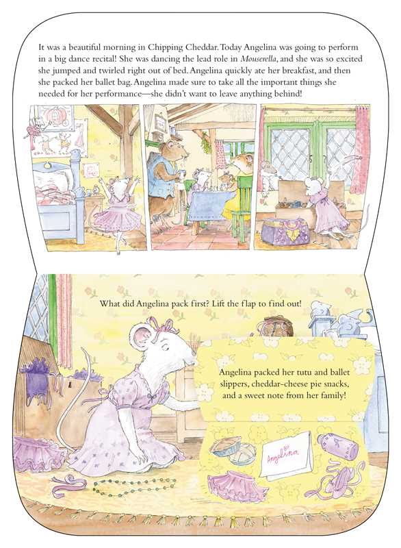 Angelina&#39;s Ballet Bag by Katharine Holabird: Board Books; 12 pages / English