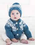 Fairisle Slate Cardigan Sweater for Baby & Toddler