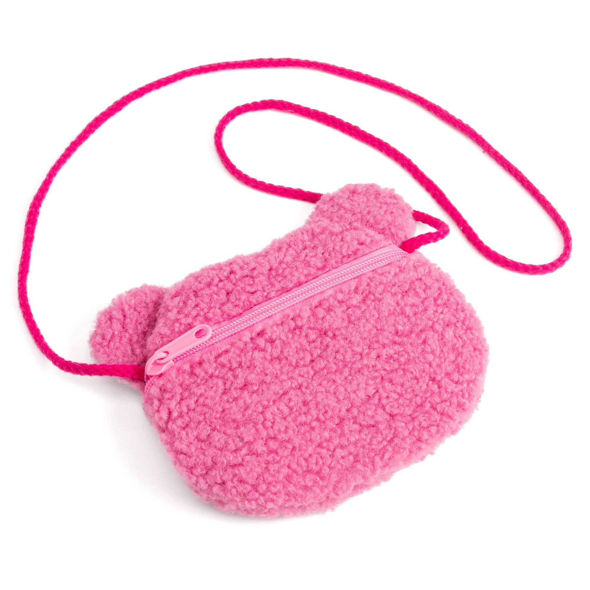 Cute Teddy Bear Purse for Girls from 3 to 10: Purple
