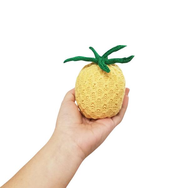 Pineapple Organic Toy Baby Rattle