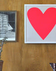 Art Print - Neon Pink Heart