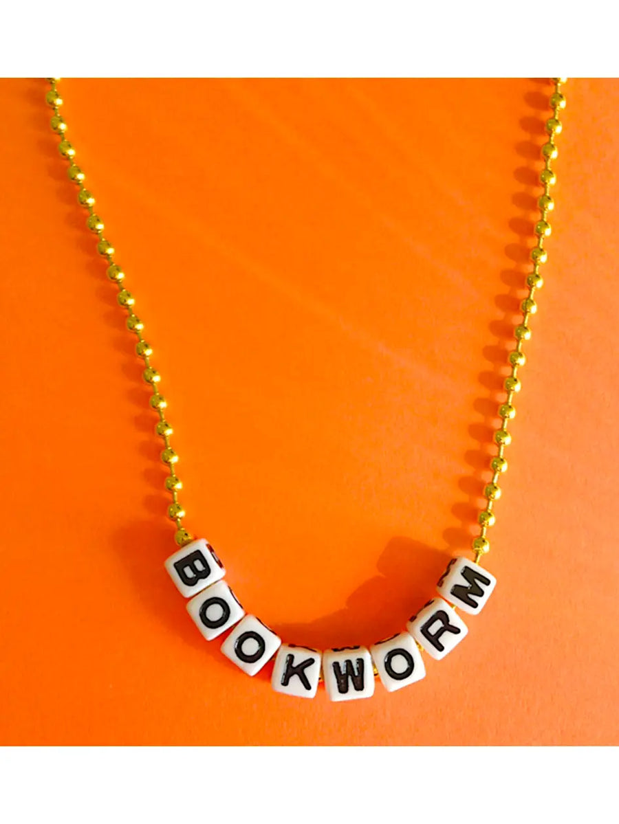 Book Worm Necklace