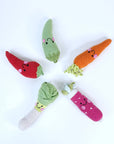 Carrot Pretend Play Food Rattle