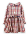 Ruffle Collar Dress | Lille Check