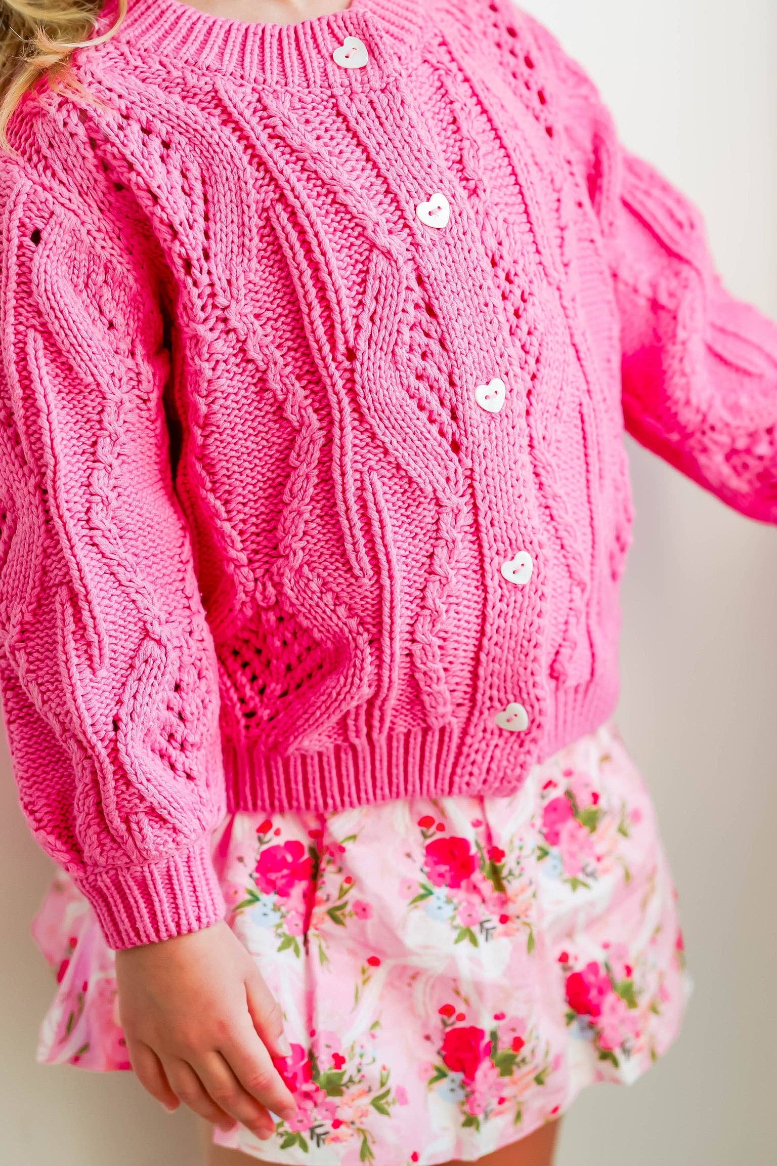 Hot Pink Cardigan