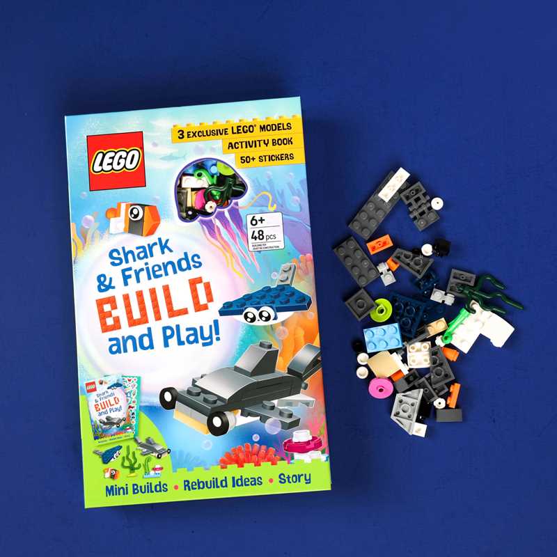 LEGO Books: Shark &amp; Friends Build and Play Box by AMEET Publishing: Kit - Paperback; 48 pages / English